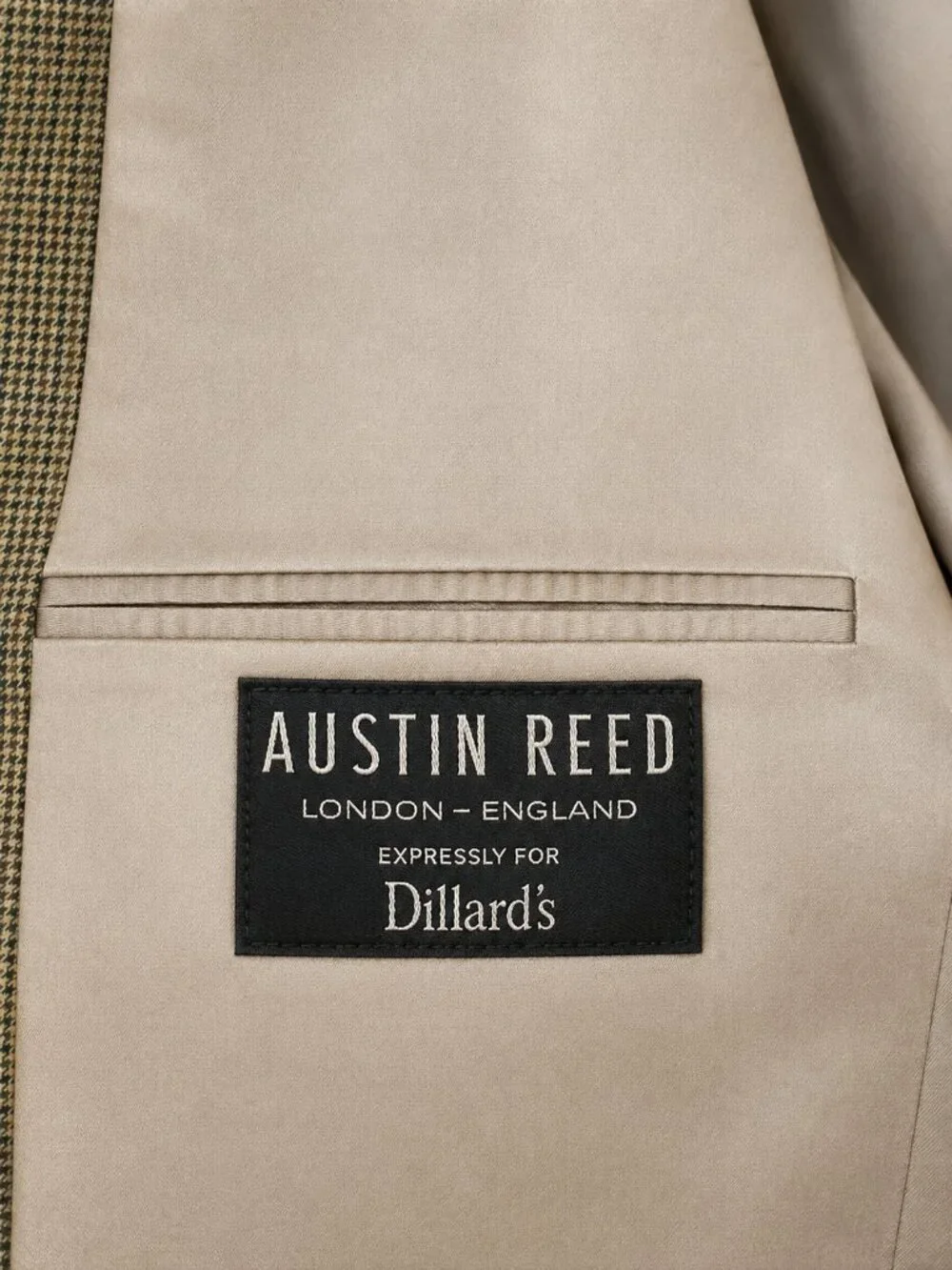 Austin Reed London Pure New Wool Houndstooth Sport Coat Blazer Men’s 44R